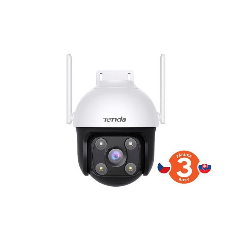 Tenda RH7-WCA - bezdrôtová vonkajšia otočná 4MP IP kamera, RJ45, nočné IR + LED svetlo, zvuk