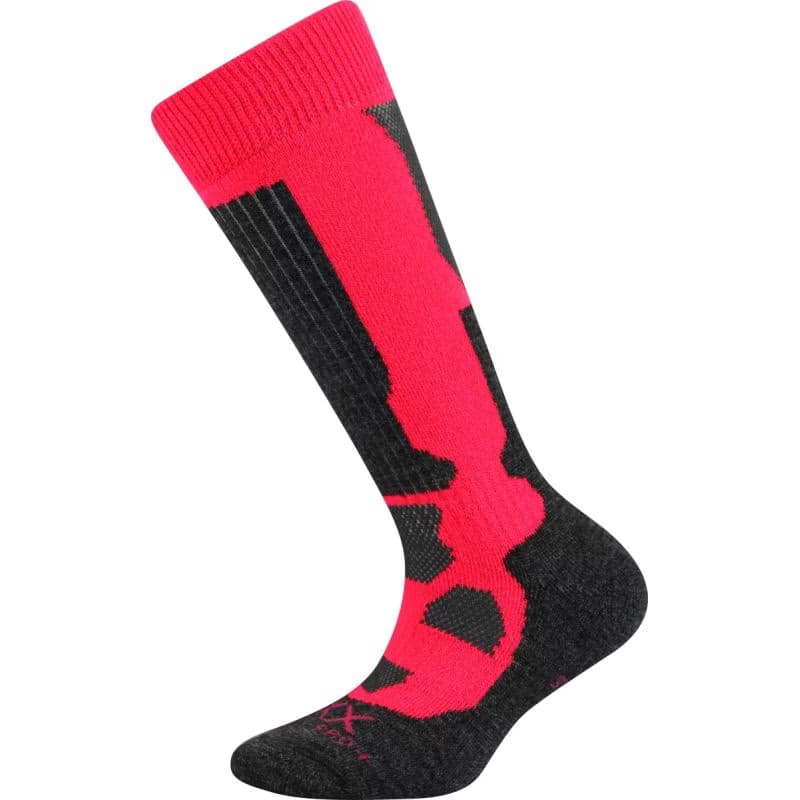 Dievčenské turistické podkolienky VOXX 1 PACK-Merino Etrexík-kneesock-Hot pink 2