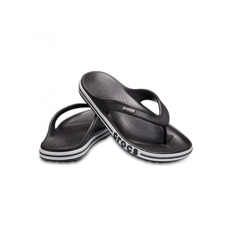 Žabky (plážová obuv) CROCS Bayaband Flip U black white 2
