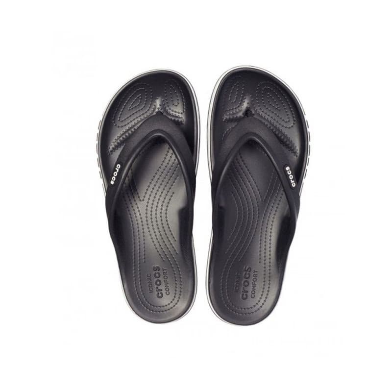 Žabky (plážová obuv) CROCS Bayaband Flip U black white 4