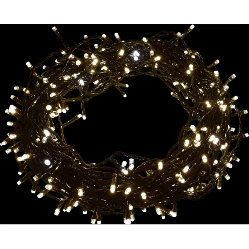 Vianočné svetielka 2/20/fle ww + cw  LED 400l zew. Tran + flash 1