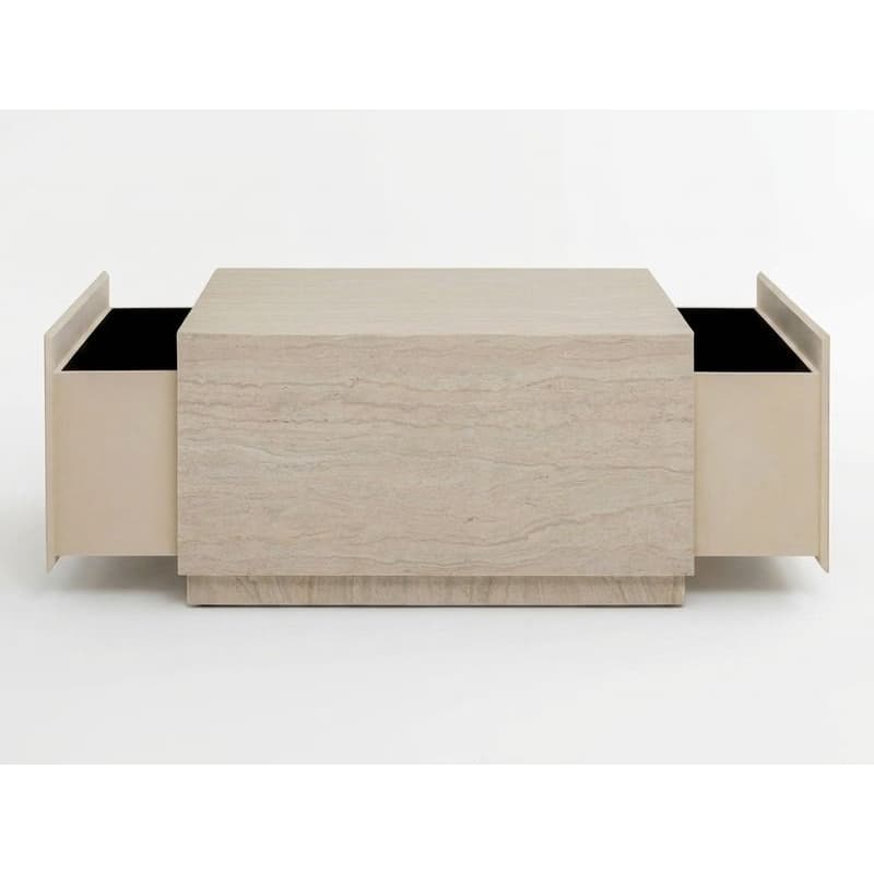 Konferenčný stolík Travertino Trunk 80x60cm 1