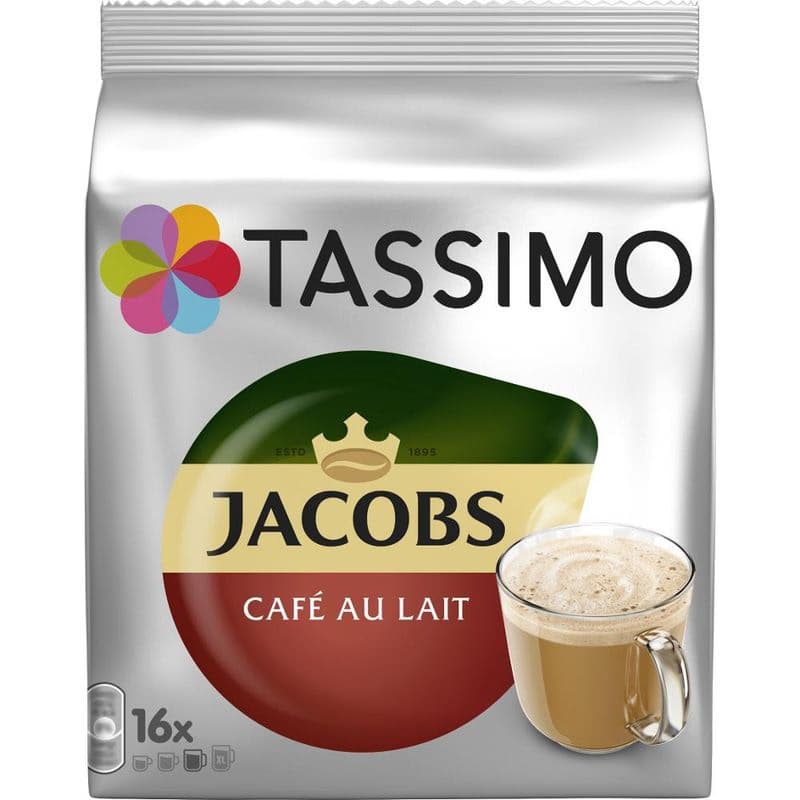 TASSIMO CAFE AU LAIT KVAPSLE 16ks TASSIMO 1