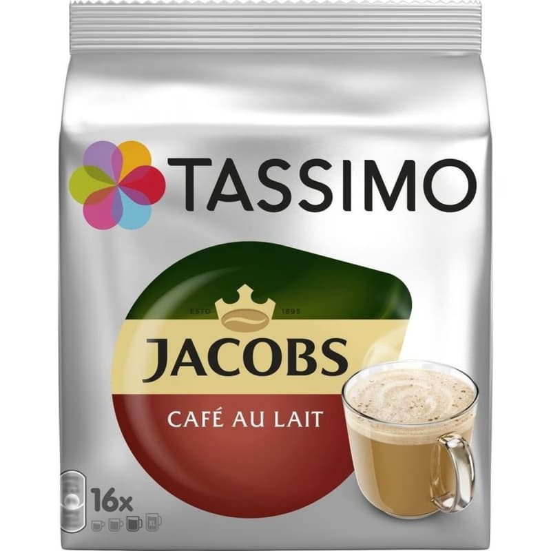 TASSIMO CAFE AU LAIT KVAPSLE 16ks TASSIMO 2
