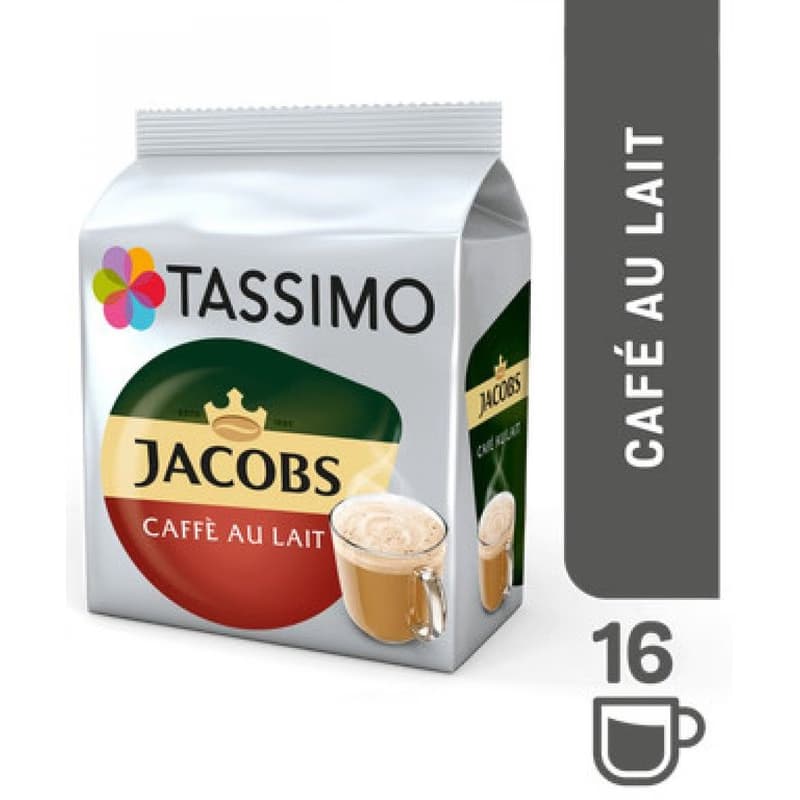 TASSIMO CAFE AU LAIT KVAPSLE 16ks TASSIMO 4