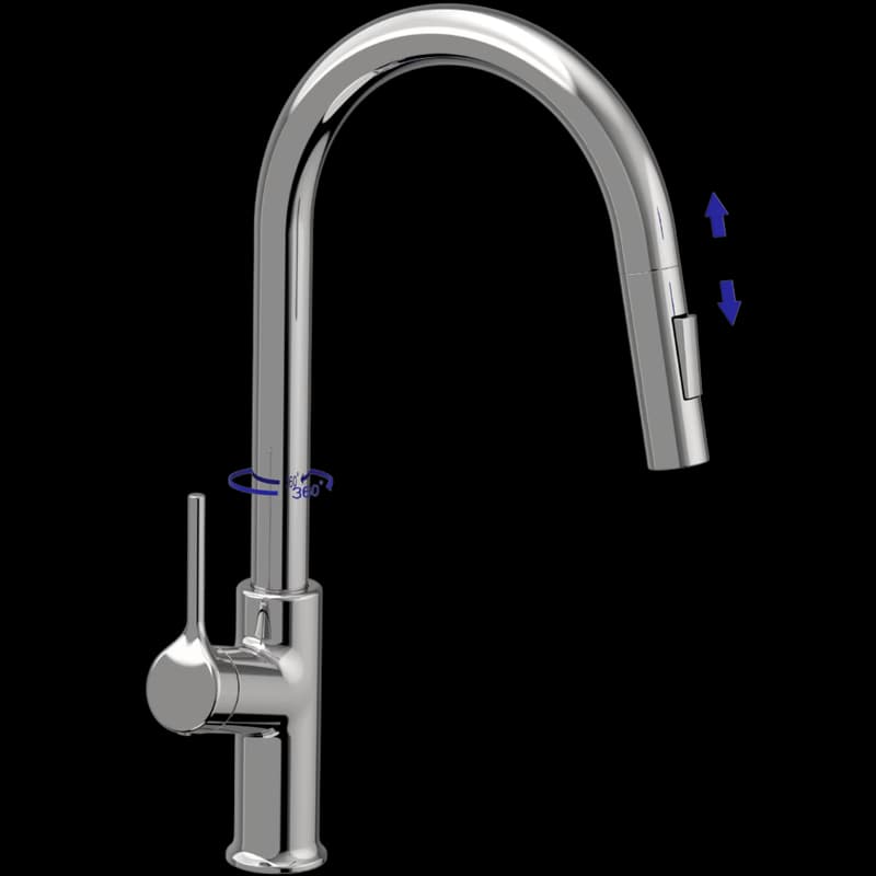 INVENA INVENA - FARSALA Drezová batéria chróm BZ-40-U01-S 5