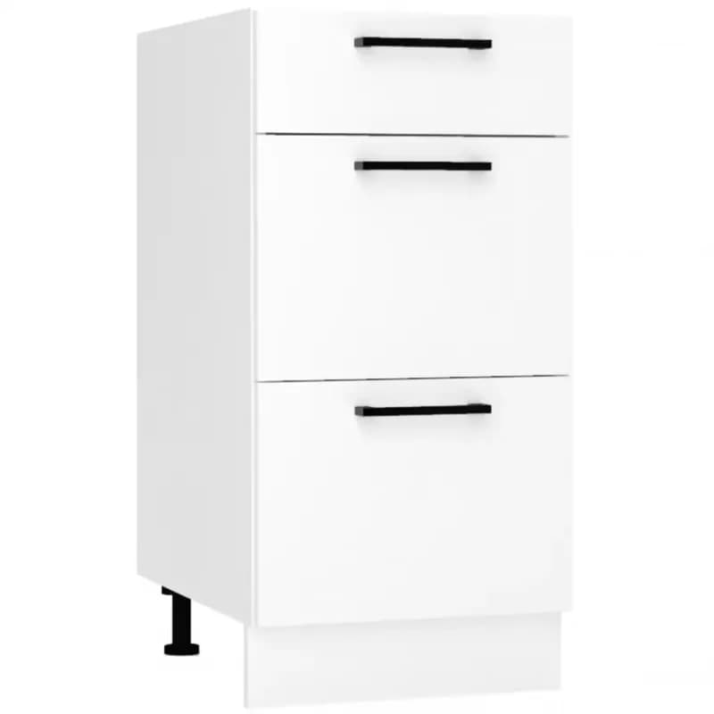 Kuchynská skrinka Max D40s/3 biela 1