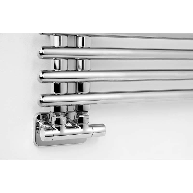 SAPHO - TWIN pripojovacia súprava ventilov pre stredové pripojenie, chróm CP401S 5