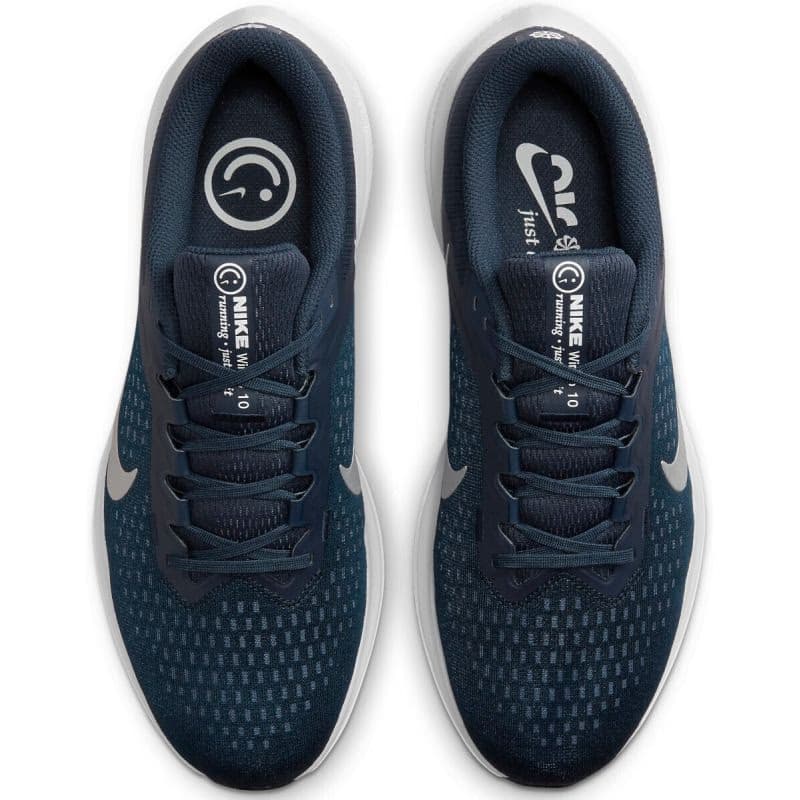 Pánska bežecká obuv NIKE Air Winflo 10 M college navy metallic silver 3