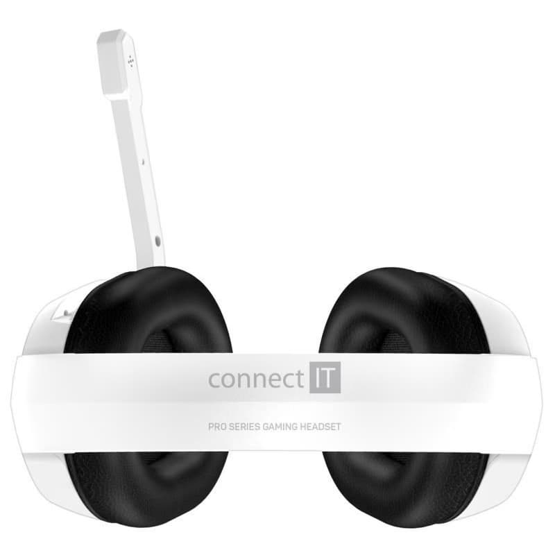 CONNECT IT NEO herné slúchadlá s mikrofónom, 1xJack+USB, biela 5