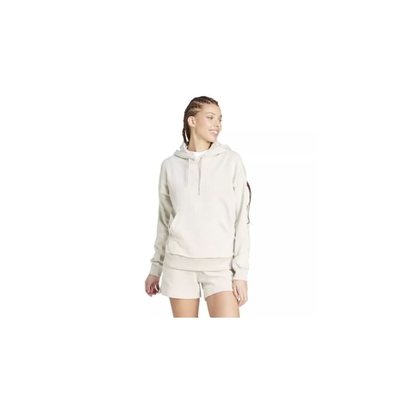 Dámska mikina s kapucňou ADIDAS W SL FT HD WONALU WHITE 1