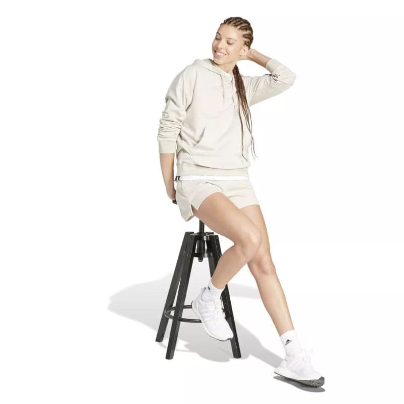 Dámska mikina s kapucňou ADIDAS W SL FT HD WONALU WHITE 3