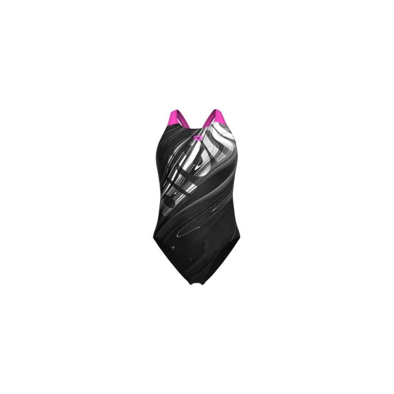 Dámske plavecké jednodielne plavky ARENA WOMENS FLOW SWIMSUIT V BACK LB 1