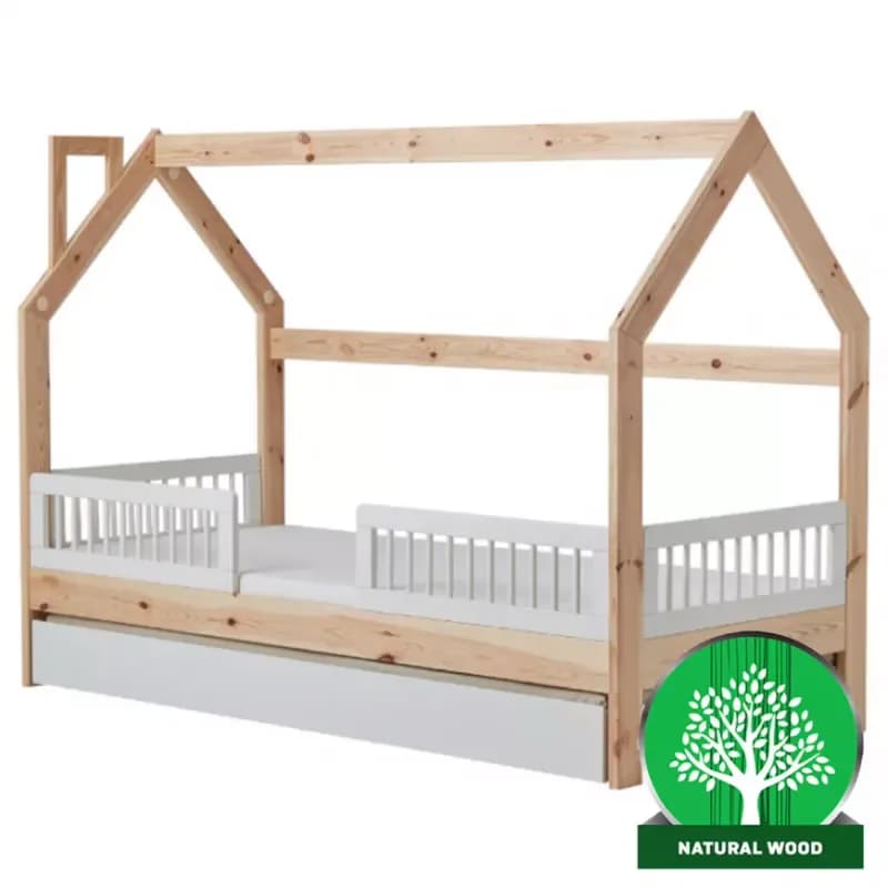 Posteľ DOMEK 200X90 borovica 1