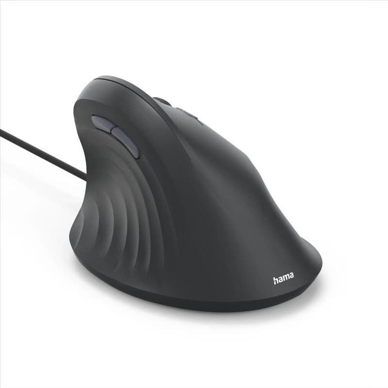 Hama vertikálna ergonomická káblová myš ECM-500R, pre pravákov, čierna 3
