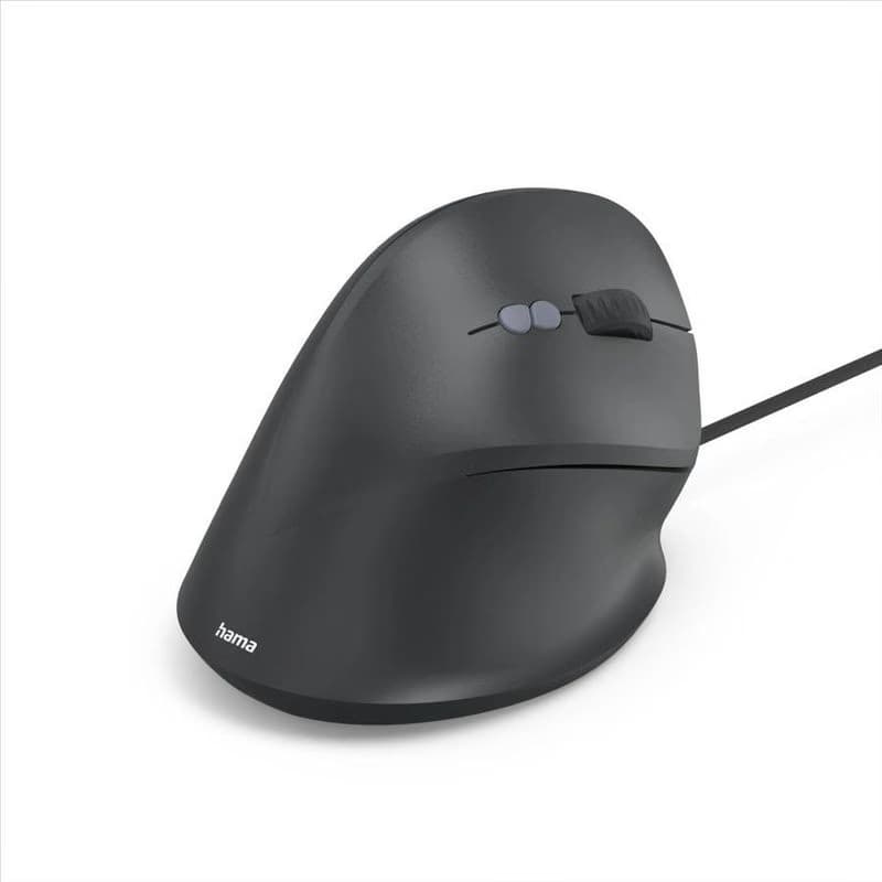 Hama vertikálna ergonomická káblová myš ECM-500R, pre pravákov, čierna 4