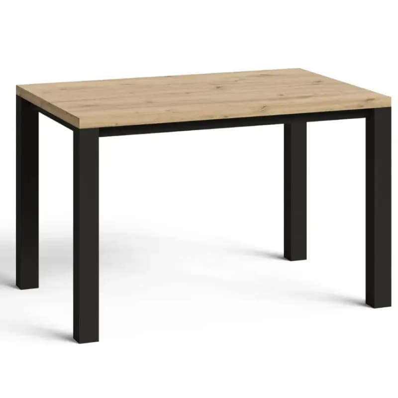 Stôl Oskar D120 artisan/čierna