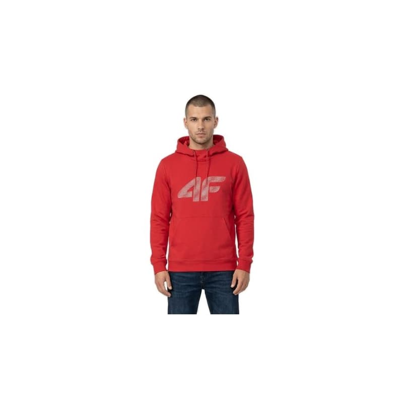 Pánska mikina s kapucňou 4F SWEATSHIRT M2133-62S-RED 1
