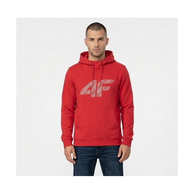 Pánska mikina s kapucňou 4F SWEATSHIRT M2133-62S-RED 2