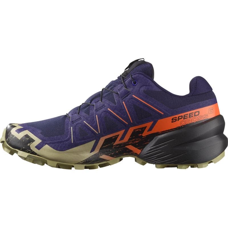 Pánska bežecká trailová obuv SALOMON Speedcross 6 M maritime blue black cherry 2