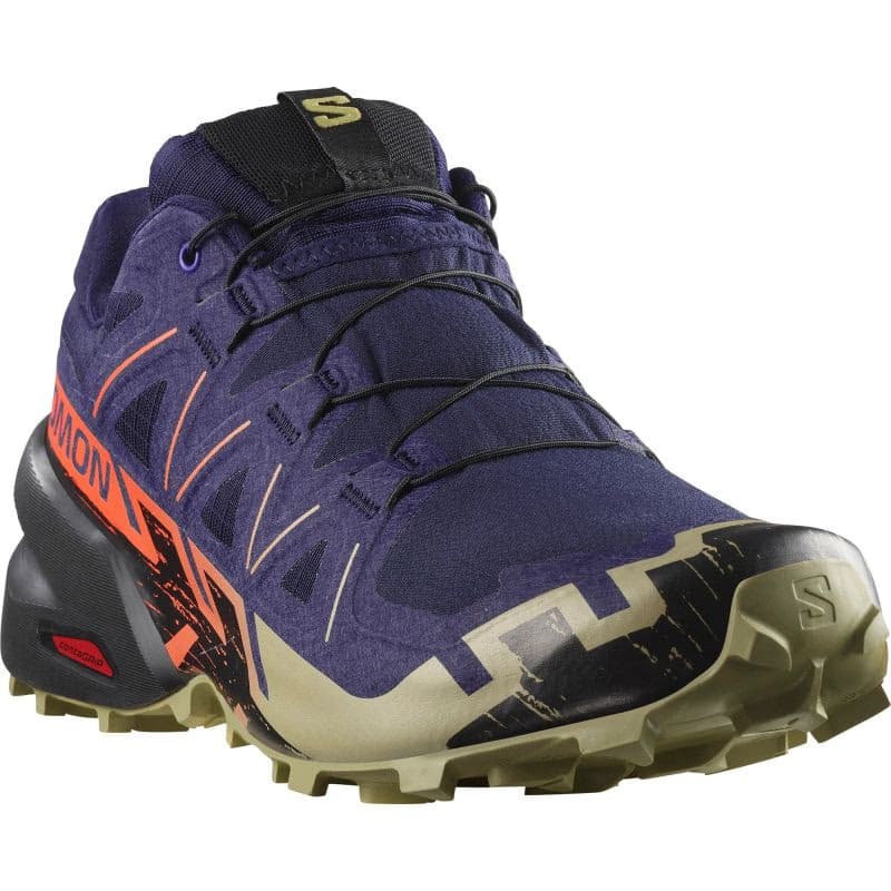 Pánska bežecká trailová obuv SALOMON Speedcross 6 M maritime blue black cherry 3