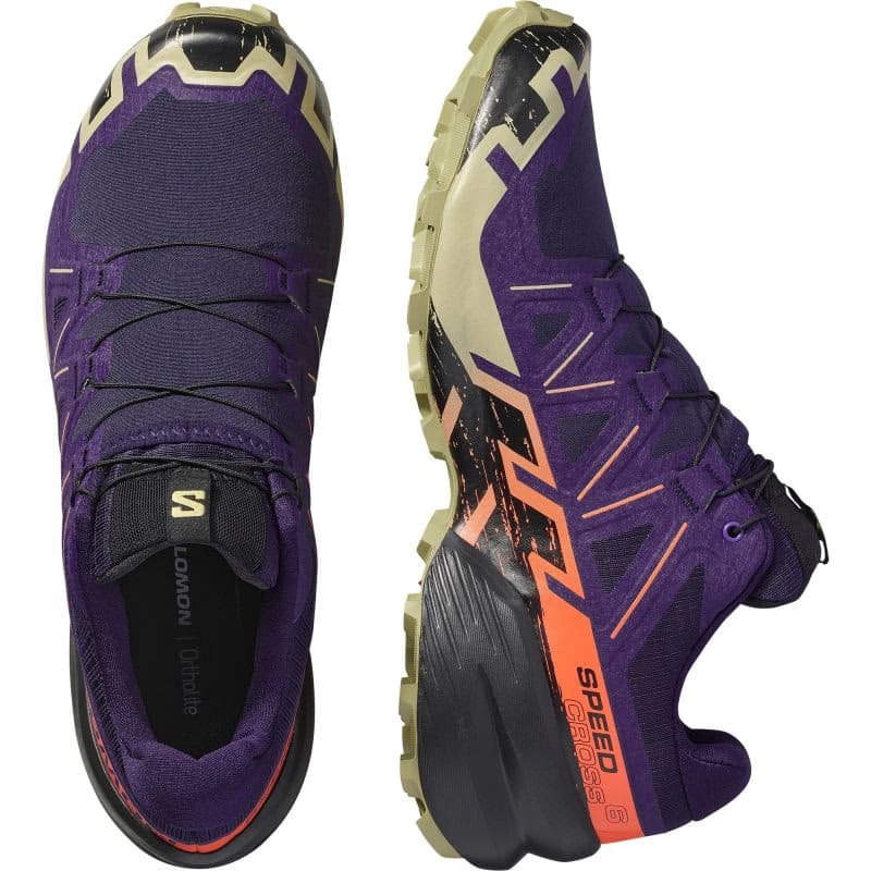 Pánska bežecká trailová obuv SALOMON Speedcross 6 M maritime blue black cherry 4