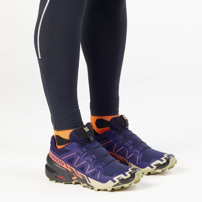 Pánska bežecká trailová obuv SALOMON Speedcross 6 M maritime blue black cherry 6