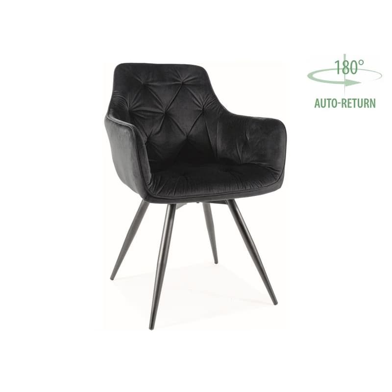 Otočné jedálenské kreslo MANGO VELVET Signal 3