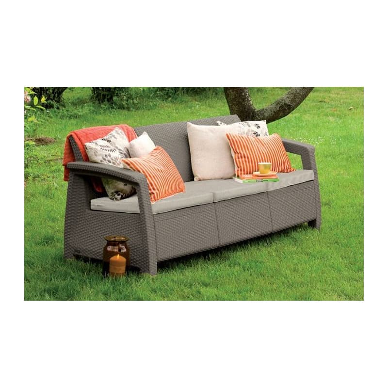 KETER Záhradná pohovka GREEK LOVE SEAT MAX | cappuccino 2