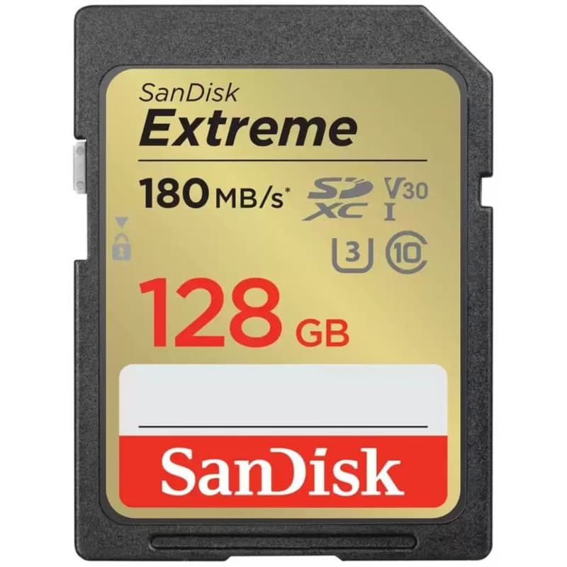 SanDisk SDXC karta 128GB Extreme (180 MB/s Class 10, UHS-I U3 V30) 2