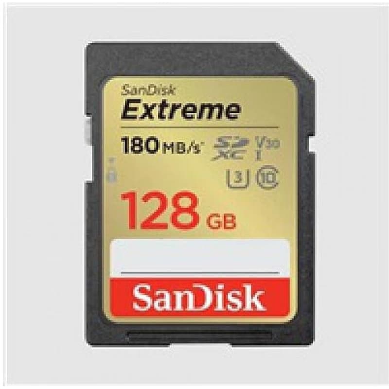 SanDisk SDXC karta 128GB Extreme (180 MB/s Class 10, UHS-I U3 V30) 4