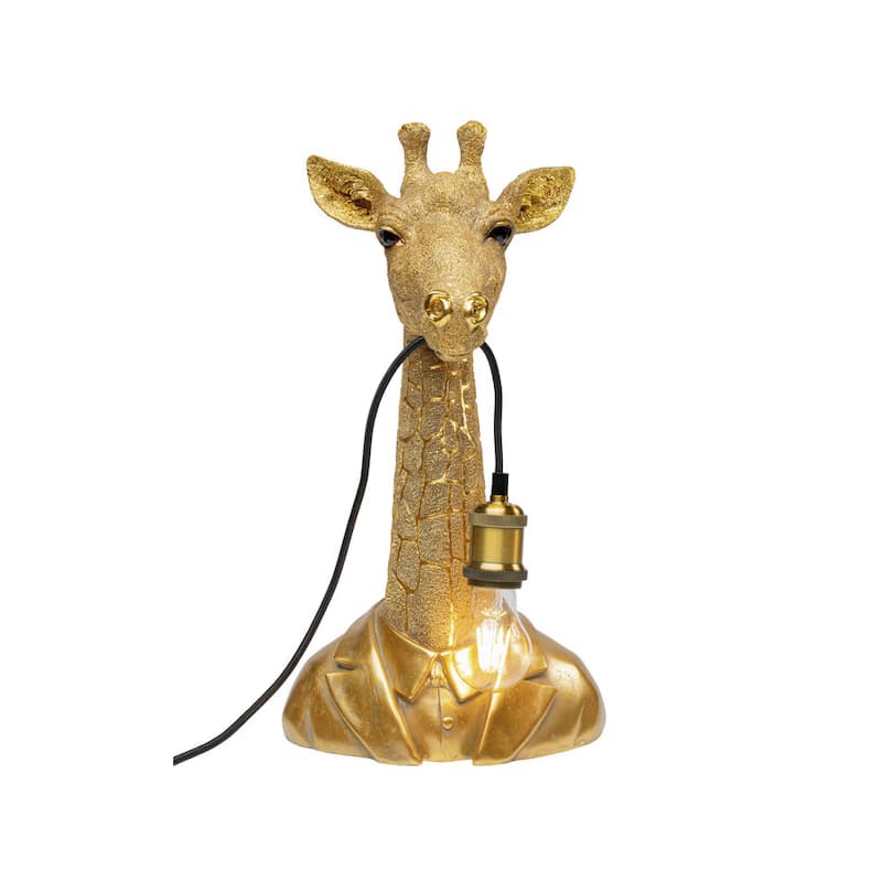 Animal Giraffe stolová lampa zlatá 50 cm 1