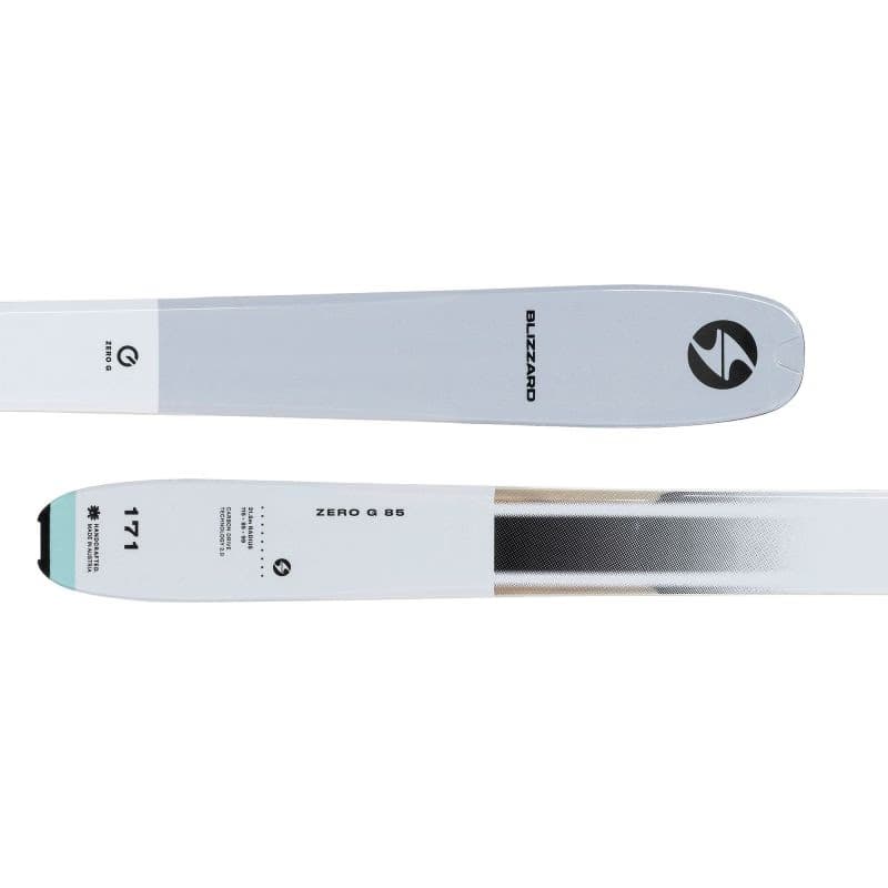 Skialp lyže (bez viazania) BLIZZARD Zero G 085, light grey, flat 2