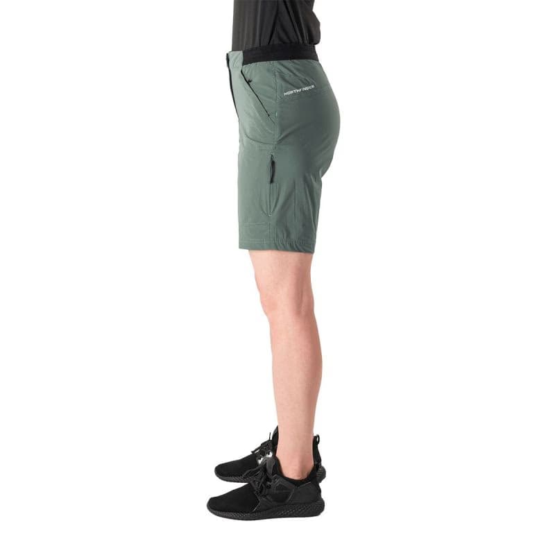 Dámske turistické kraťasy NORTHFINDER HALME-263greengrey 3