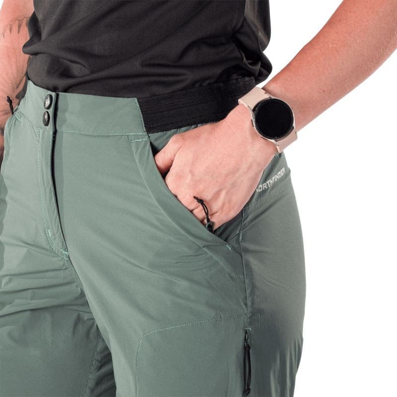 Dámske turistické kraťasy NORTHFINDER HALME-263greengrey 5