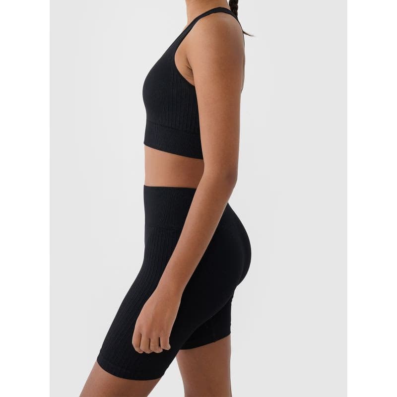 Dámske tréningové kraťasy 4F SHORT TIGHTS FNK F087-20S-DEEP BLACK 4