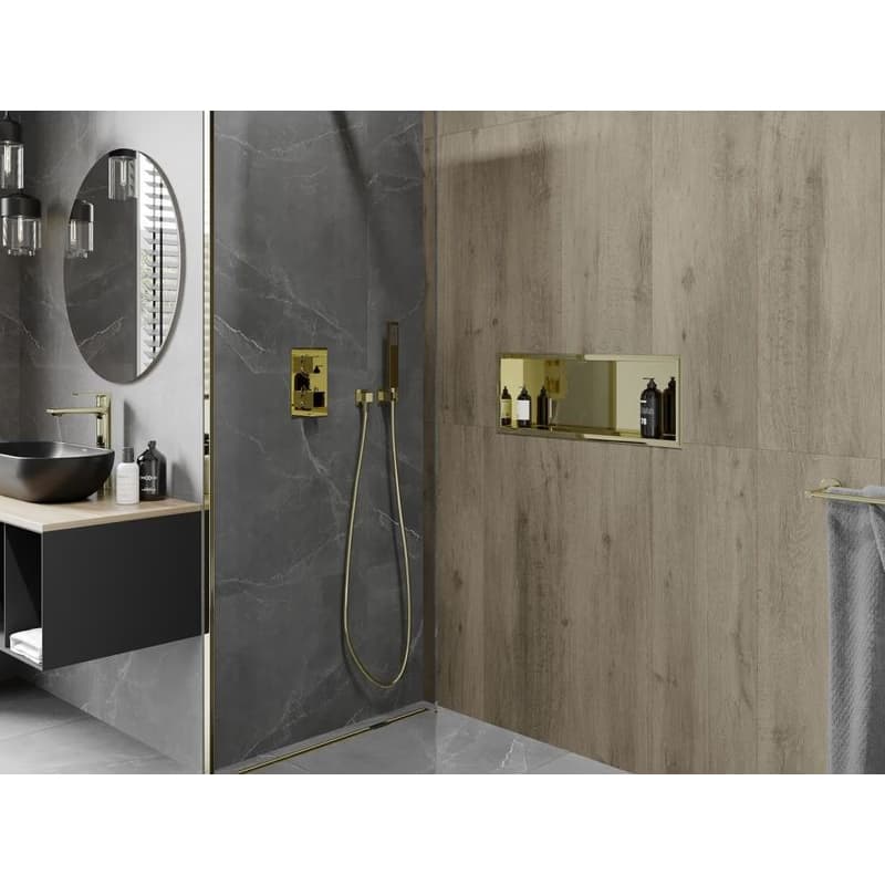 MEXEN - X-Wall-R modul pre vstavanie do steny 60 x 20, zlatá 1950602010 4