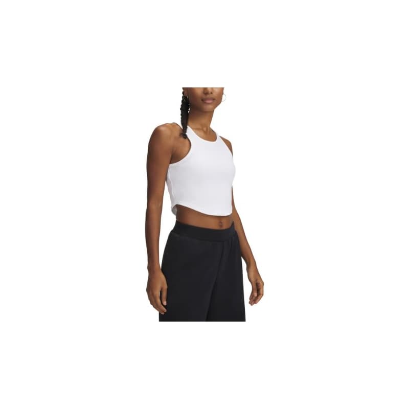Dámske tielko UNDER ARMOUR UA Rival Rib Tank-WHT