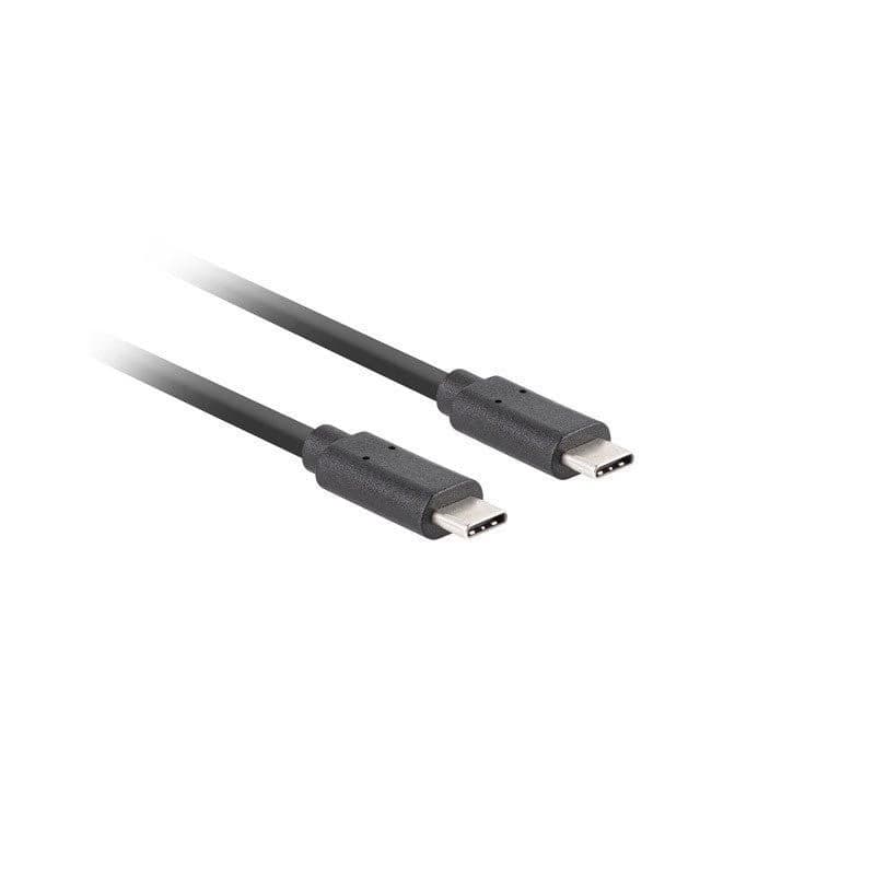 Lanberg USB-C M/M 3.1 GEN 2 kábel 1,8m 10GB/S PD100W čierna 2
