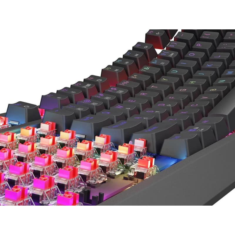 GENESIS herná klávesnica THOR 230/TKL/RGB/Outemu Red/Bezdrôtová USB + Bluetooth/US layout/Čierna 3