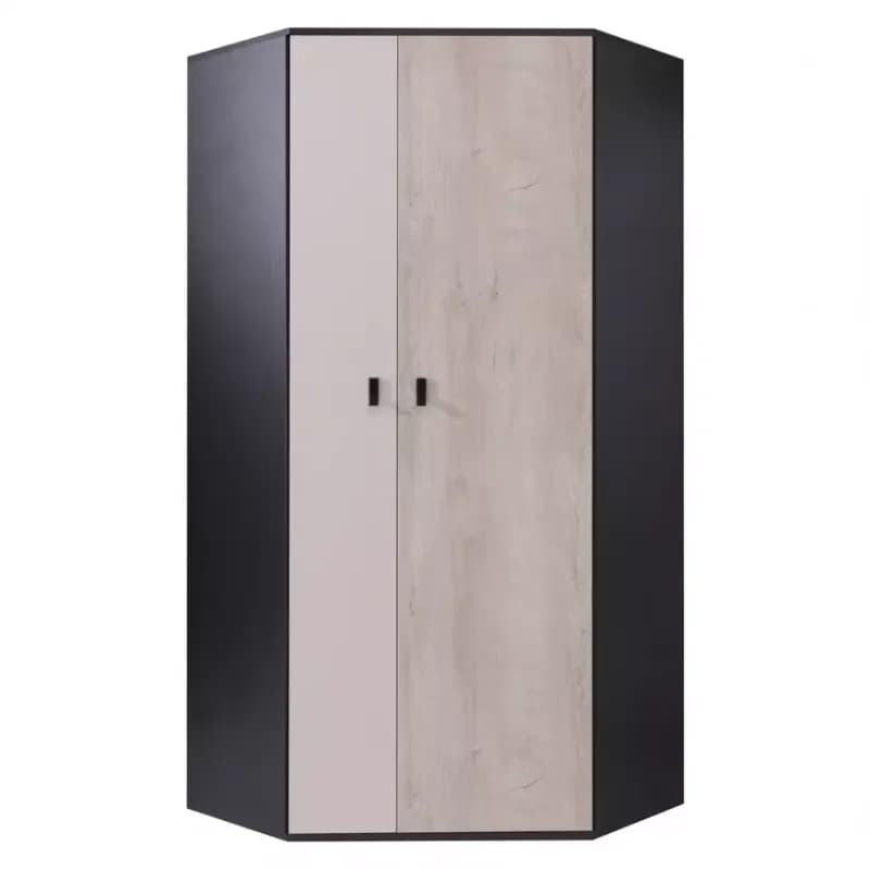 Skriňa Planet Pl2 L/P čierna/Dub/béžová 1