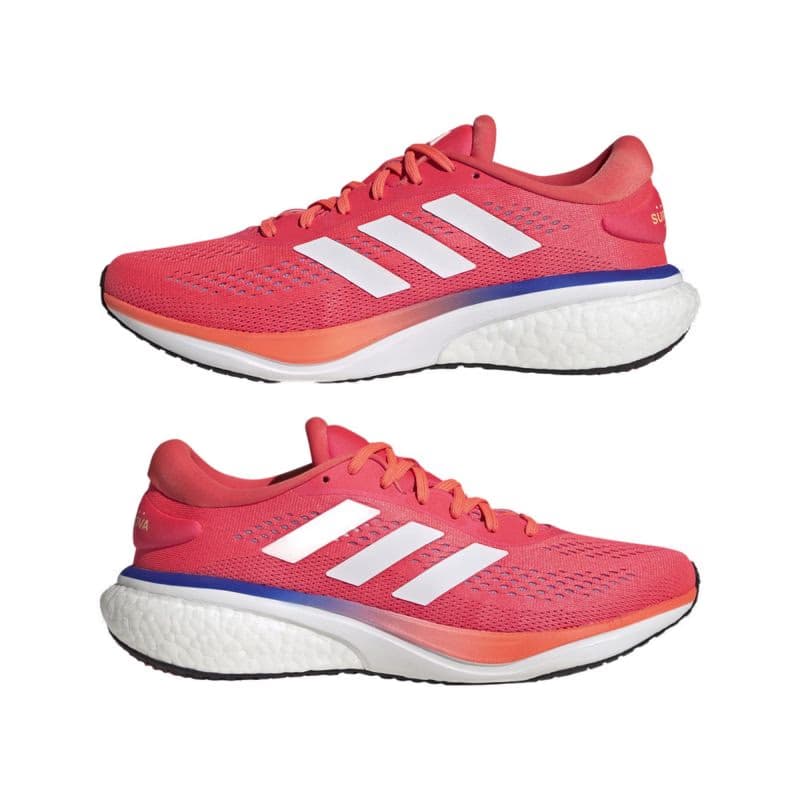 Pánska bežecká obuv ADIDAS Supernova 2.0 solar red cloud white lucid blue 3