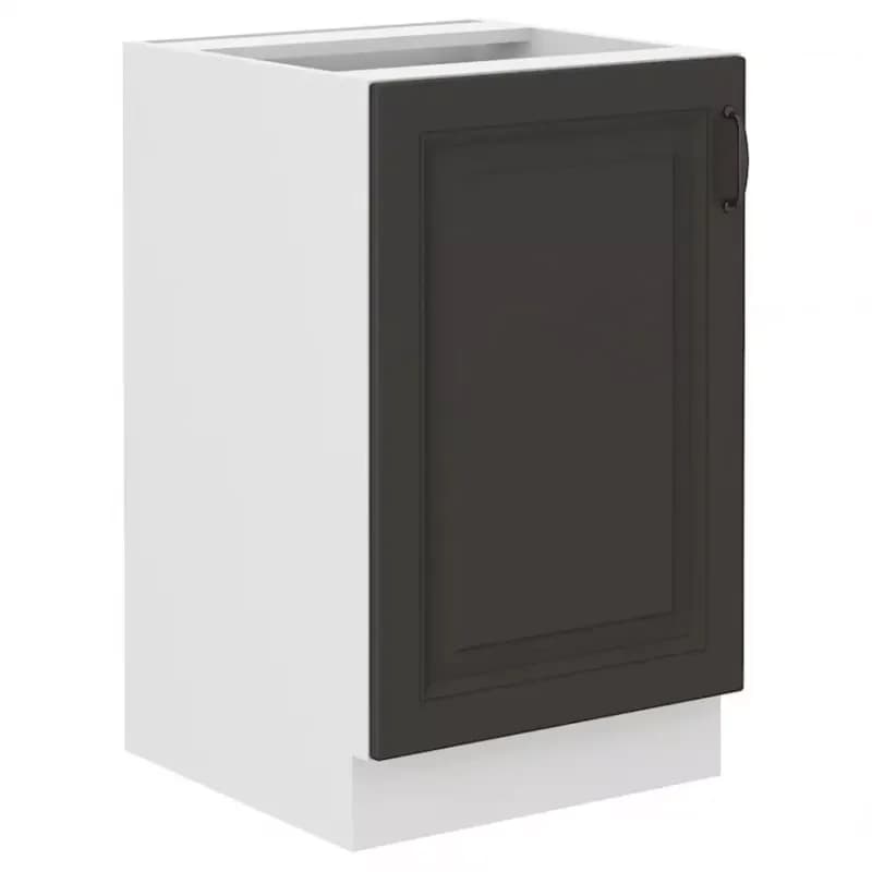 Kuchynská skrinka STILO grafit mat/biely 50zl 1f bb 1