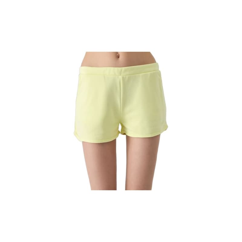 Dievčenské teplákové kraťasy 4F JUNIOR SHORTS CAS-4FJWSS24TSHOF280-72S-LEMON 1