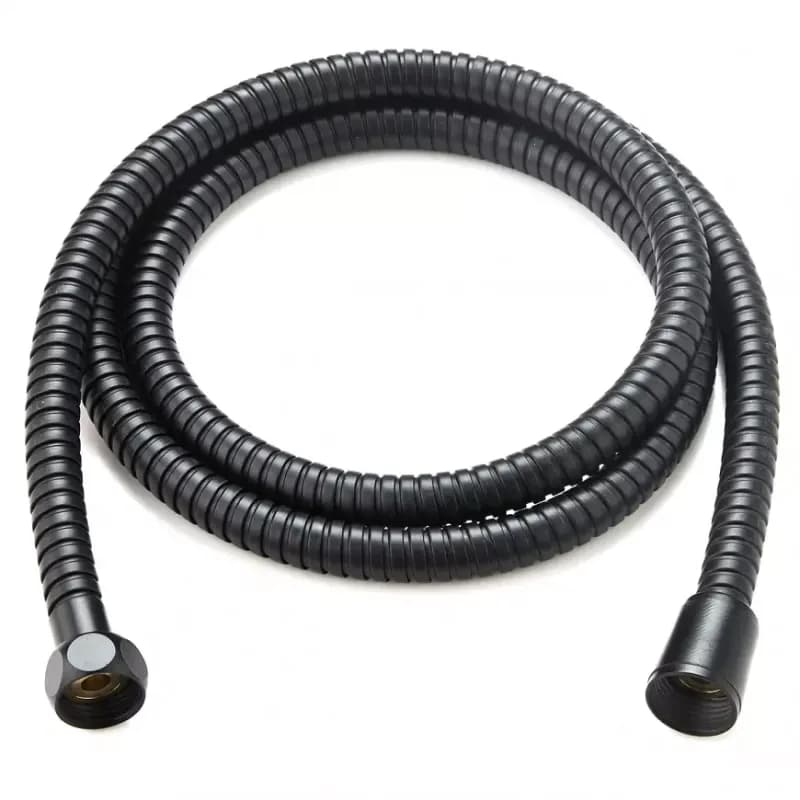 Sprchová hadica čierna Rea Black 150 cm