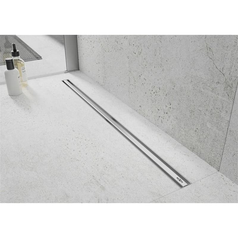 MEXEN - Flat 360° Slim podlahový žľab 140, nerez 1041140 2