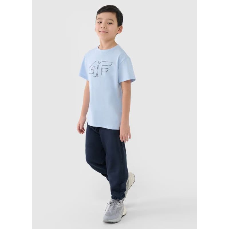 Chlapčenské tričko s krátkym rukávom 4F JUNIOR TSHIRT M2325-33S-BLUE 4