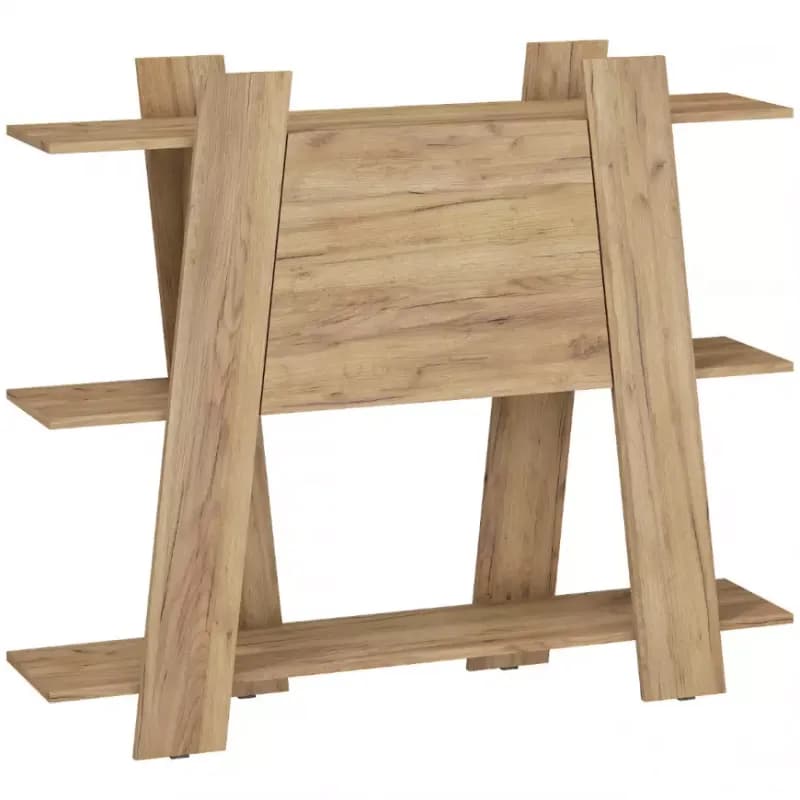 Regál Via 130-2D Craft Zlatý 1