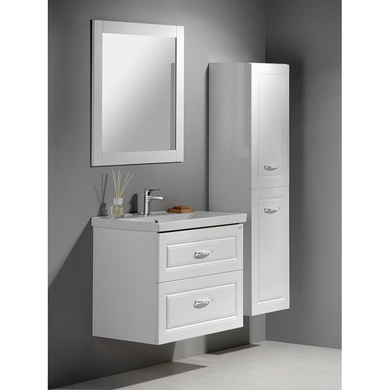 AQUALINE - SAVA 80 keramické umývadlo nábytkové 80x46cm, biela 2080 4