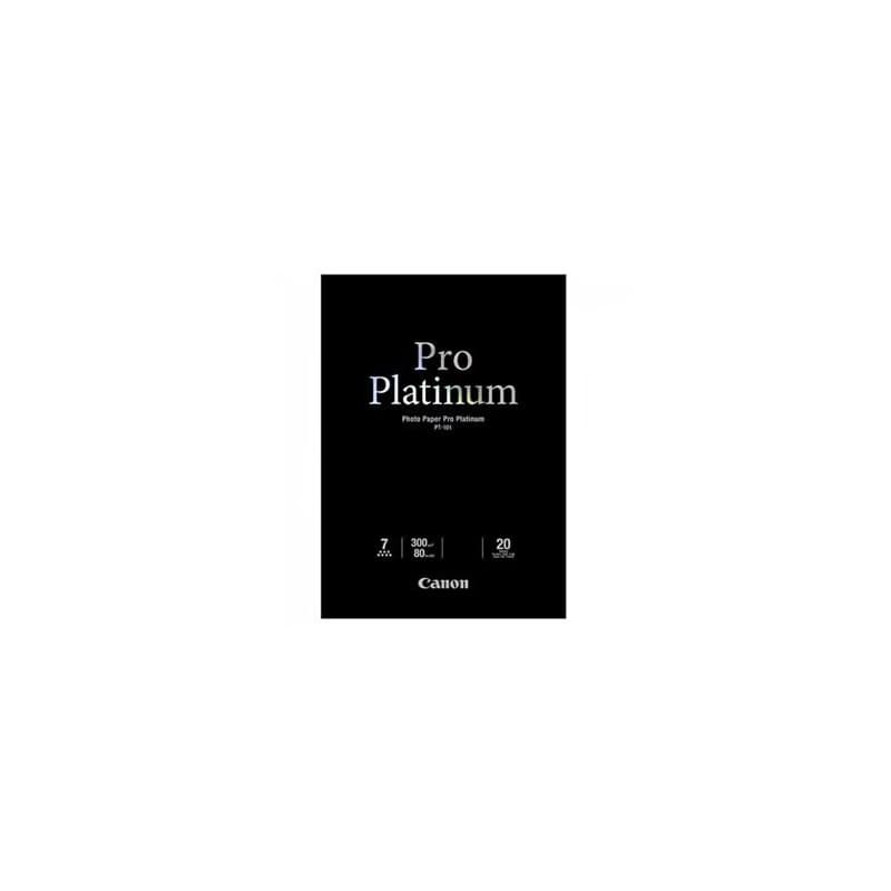 Canon PT-101 Photo Paper PRO Platinum, PT-101, fotopapier, mikroporézny povrch typ lesklý, 2768B067, biely, A2, 16.54x23.39", 300 g 1